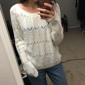 White sweater